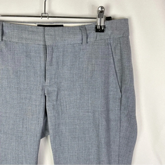 Banana Republic Petite Ryan Light Blue Straight Leg Dress Pants 0P - Picture 3 of 4